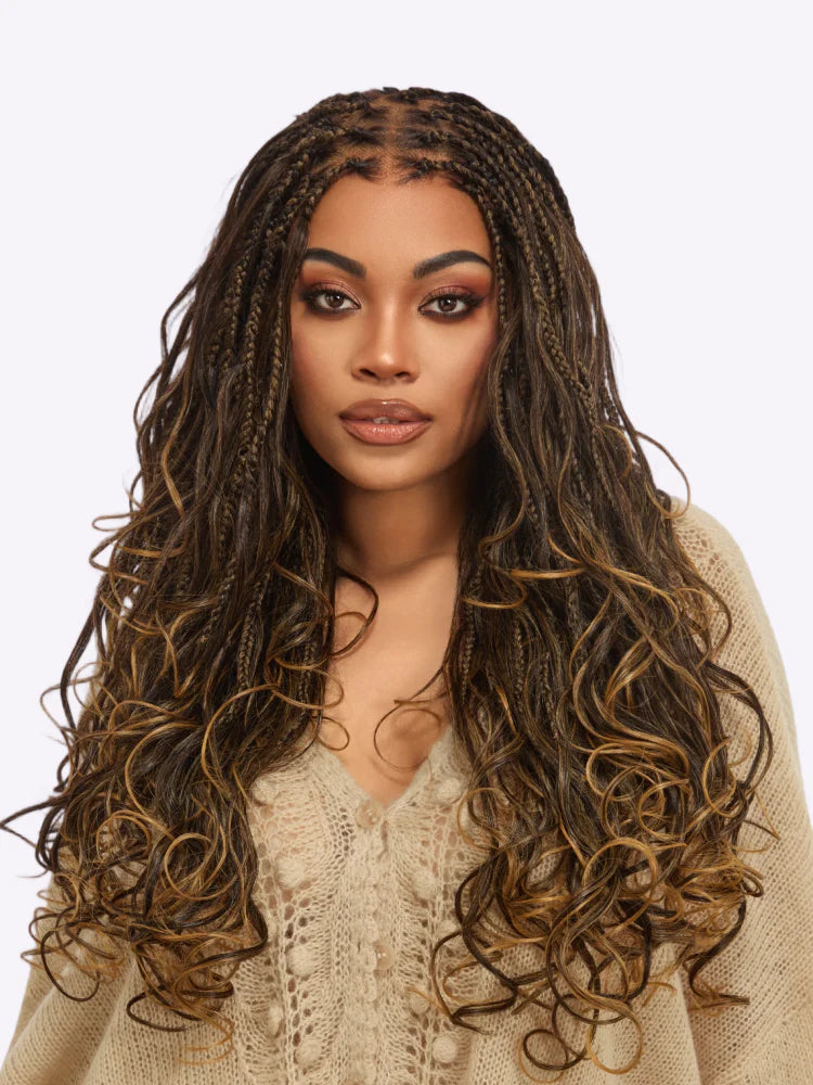 🔥Last Day: 58% Off🔥 Salon Braids HD Lace Knotless Wig