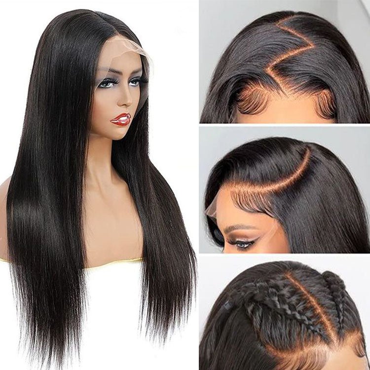 Superlove Lightning Deal 13x6 Straight Human Hair HD Transparent Lace Front Wig