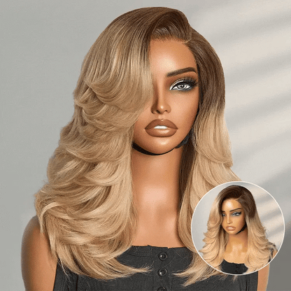 Effortless Chic Butterfly Cut Short Wavy HD Lace Wig – Glueless Natural Hairline Beginner Friendly Daily Wear Look