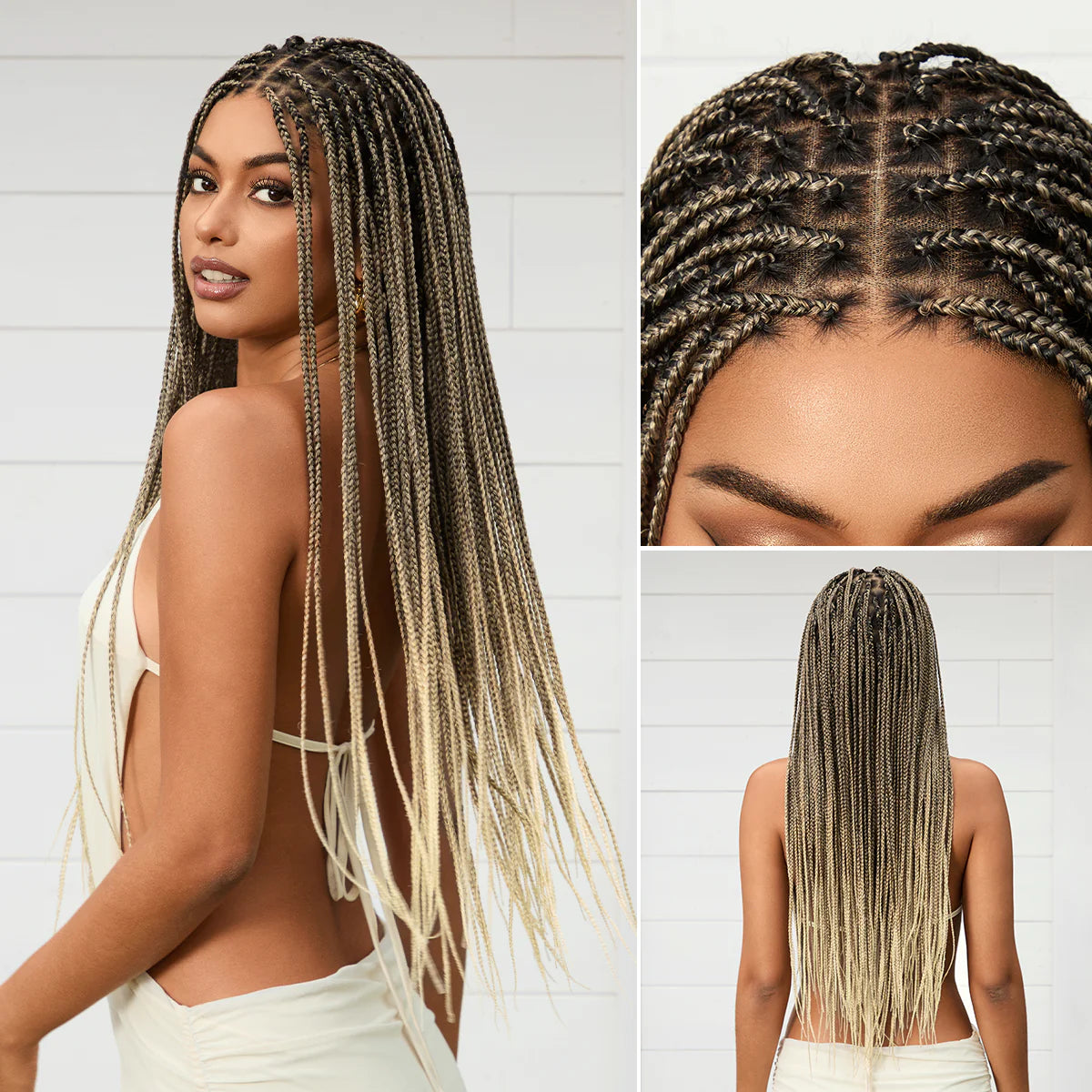 🔥Last Day: 58% Off🔥 Salon Braids HD Lace Knotless Wig