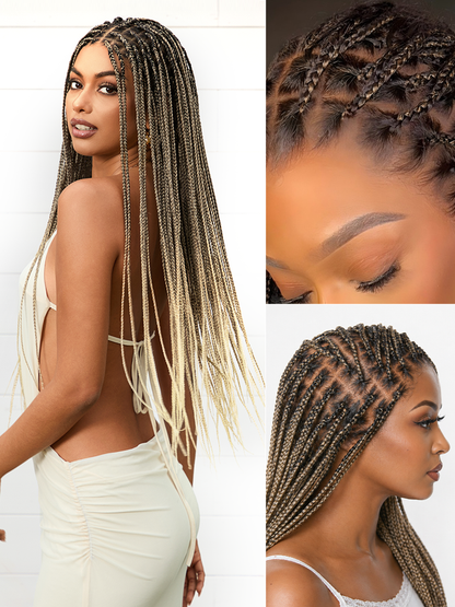 🔥Last Day: 58% Off🔥 Salon Braids HD Lace Knotless Wig