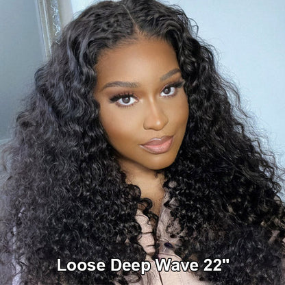 100% Glueless Wear Go Wig Pre-cut Lace Undetectable 7x5 HD Lace Wigs Preplucked with Natural Hairline Bleached Knots Human Hair Wigs