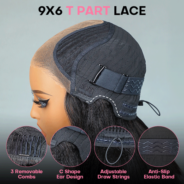 Voluminous & Bouncy Burmese Curly M-Cap 9x6 Lace Wig – Glueless, Bleached Knots, Adjustable Drawstrings